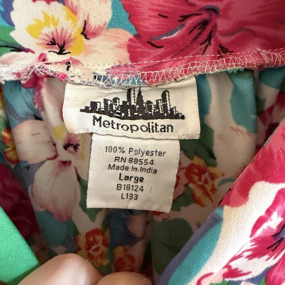 Vintage Metropolitan Floral Muumuu House Dress Women’s Size Large Hawaii Floral - Picture 5 of 10